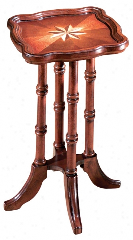 Plantation Cherry Collectino Square Scatter Table (m3955)