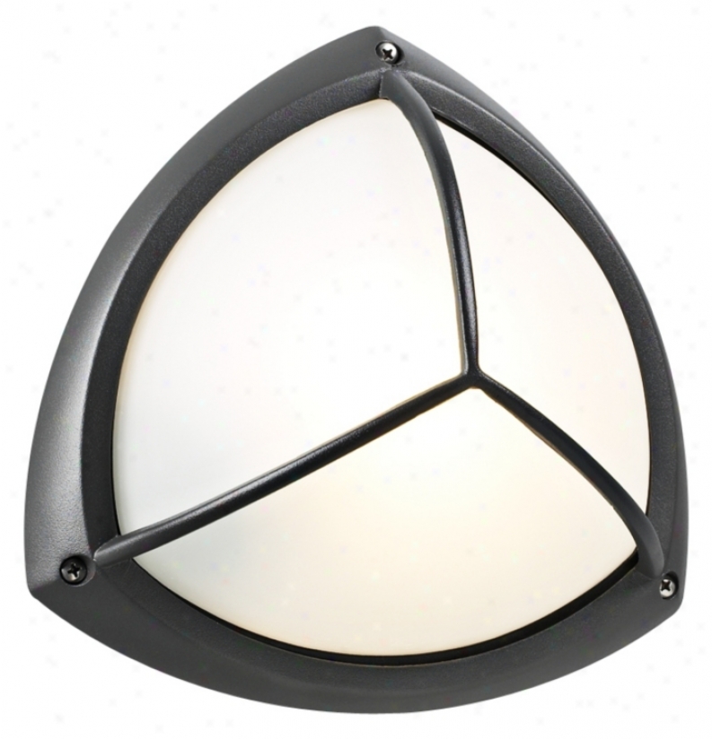 Plc Bronze Finish 10" Wide Ceiling Or Wall Exterior Light (99415)