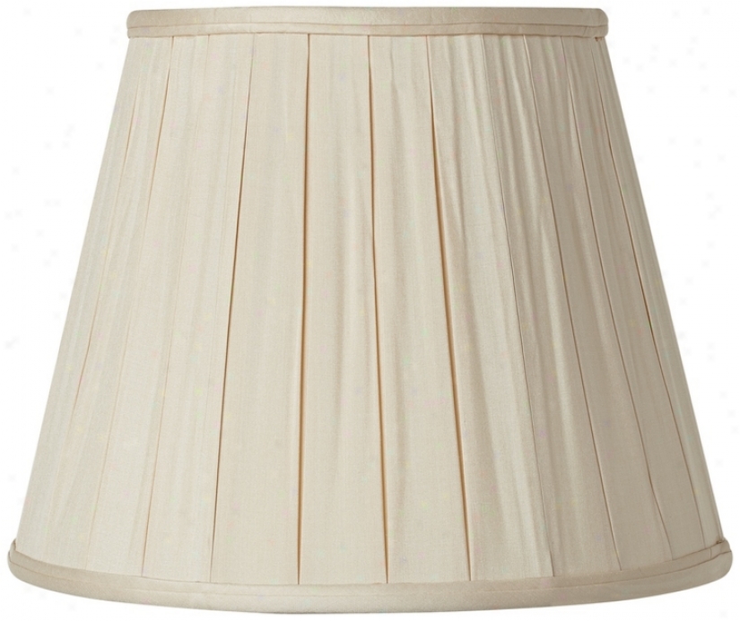 Pleated Sand Silm Empire Lamp Shade 10.5x16x12 (spider) (v1762)