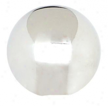 Polished Nickel Ball Lamp Shade Finial (80060)
