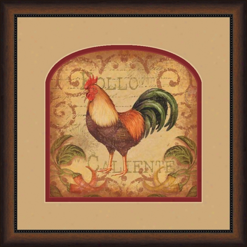 Pollo Caliente B 19 3/4" Square Wall Art (02251)