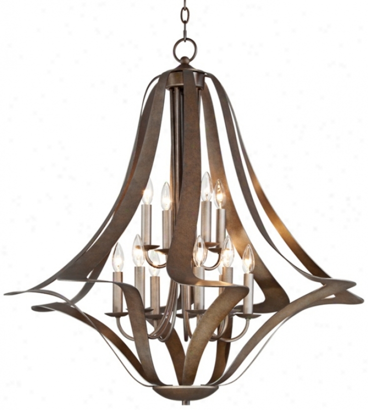 Possini Corinthian Bronze Twist 12-light Comprehensive Chandelier (t5022)