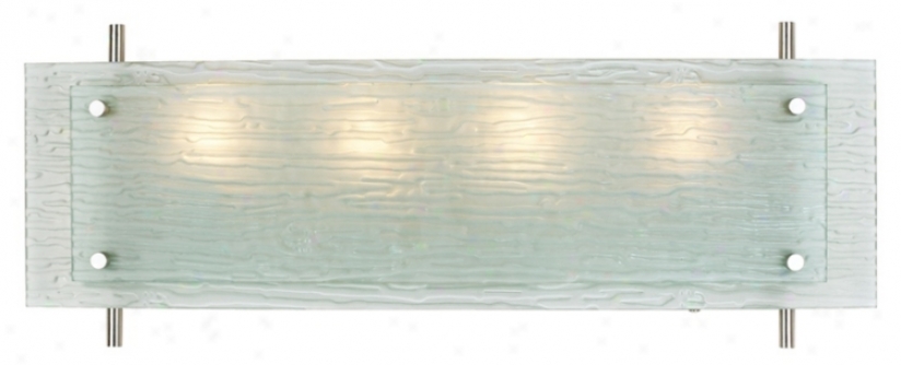 Possini Euro Design 24" Wide Frosted Glass Bath Fixture (45128)