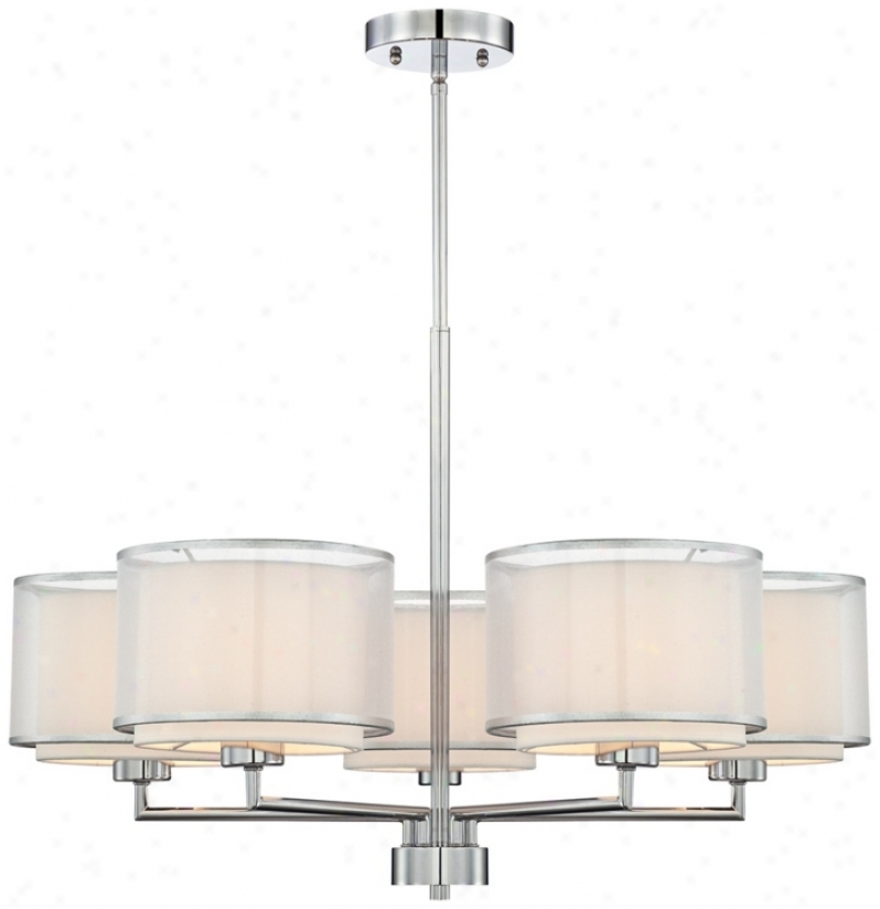 Possini Euro Design 5-light Overlapping Shade Chandelier (t6904)