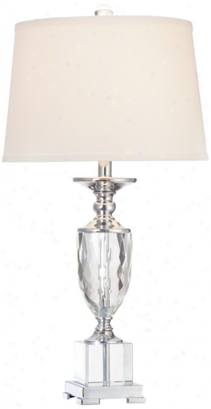 Possini Euro Design Cut Crystal Font Table Lamp (n4898)