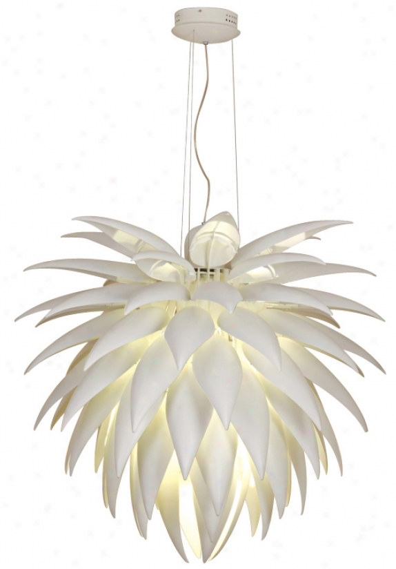 Possini Euro Design Icicle Leaf Chandelier (35642)