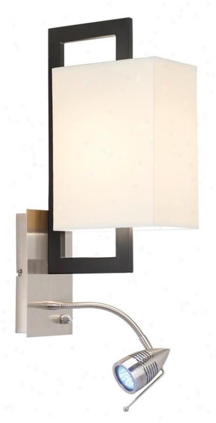 Possini Euro Floating Rectangle Led Plug-in Wall Light (56191)