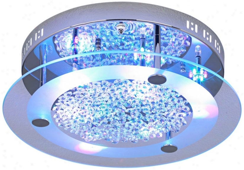 Possini Euro Led Light Show Floating Jewels Ceiling Fixture (n8955)