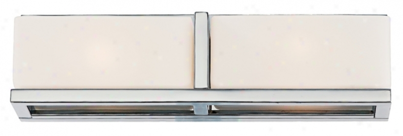 Possini Euro Opal Glass 15 3/4" Wide Bathroom Light (26670)