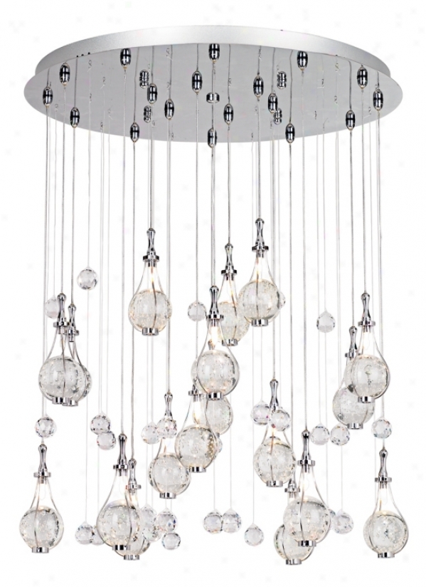 Possini Euro Paperweight Crystal Chandelier (12270)