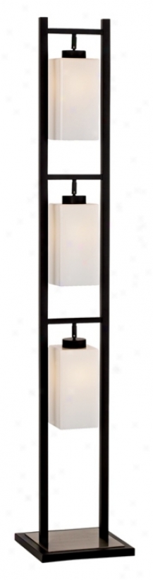 Possini Euro Rectangular Hanging Opal Glass Overthrow Lamp (85561)