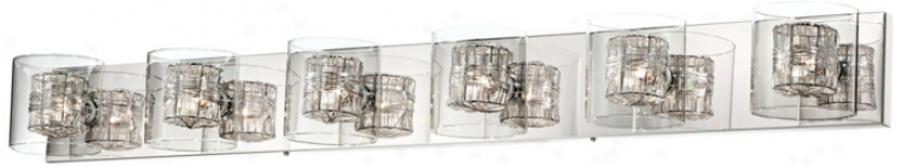 Possini Euro Wrapped Wire 47 3/4" Wide Bathroom Light (v5714)