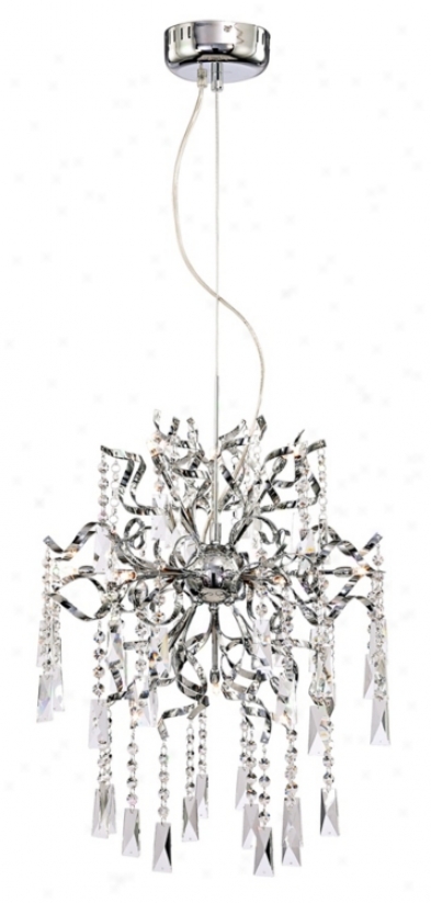 Possini Ribbon Crystal 12-light Halogen Ear-ring Chandelier (09724)