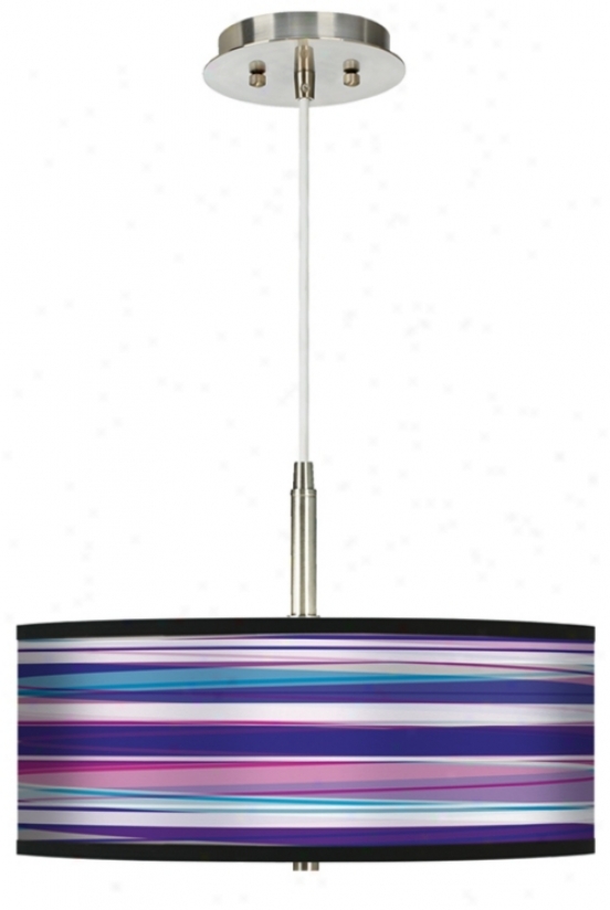 Purple Neon Giclee Pendant Chandelier (g9447-h1044)