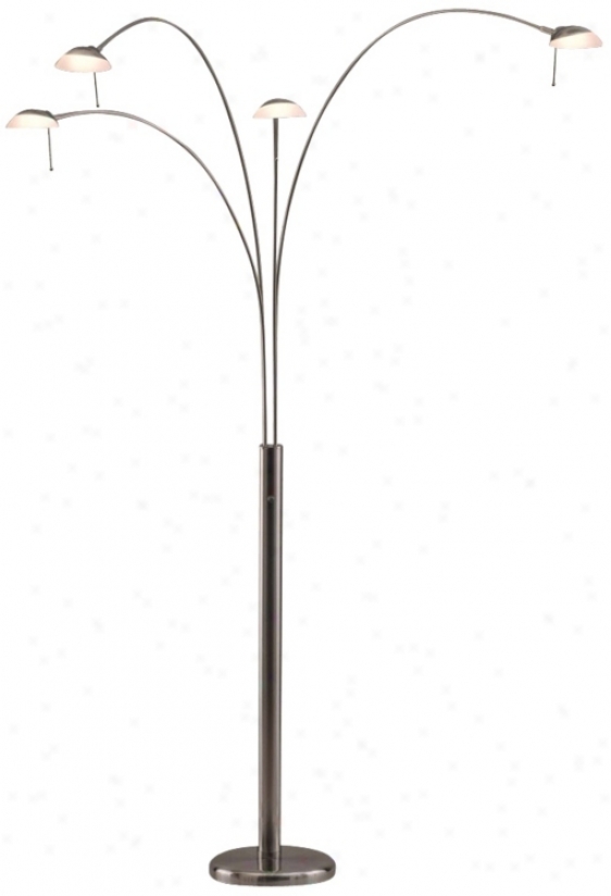 Quartette Four Light Arc Floor Lamp (79966)