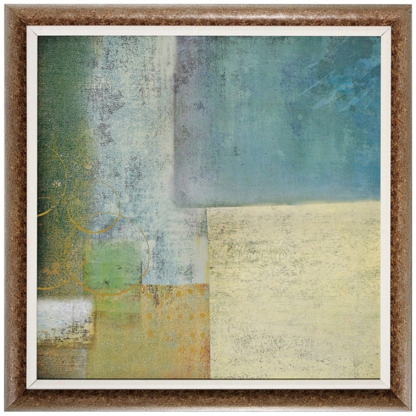 Quiet Composure Ii 30" Square Framed Wall Art (v7335)