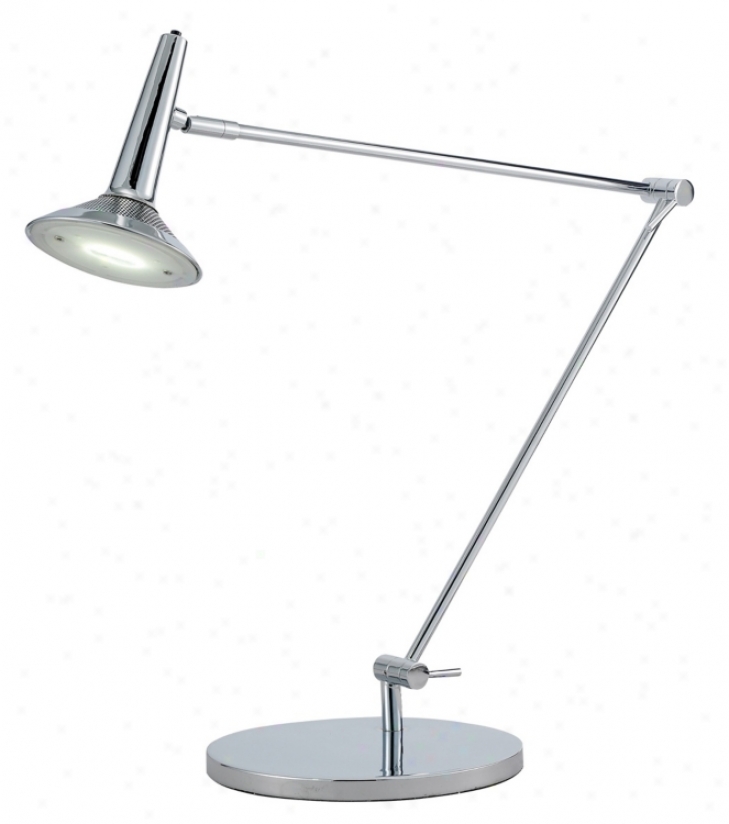 Radar Chrome Adjustable Led Desk Lamp (m1275)