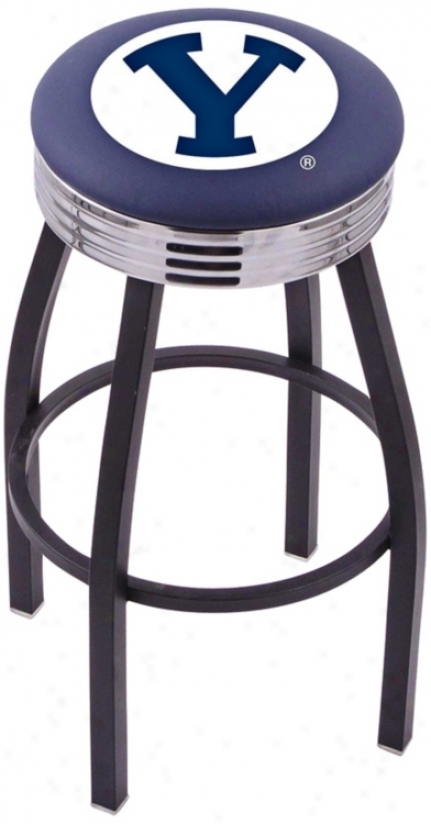 Retro Brigham Young University Counter Stool (t8282)