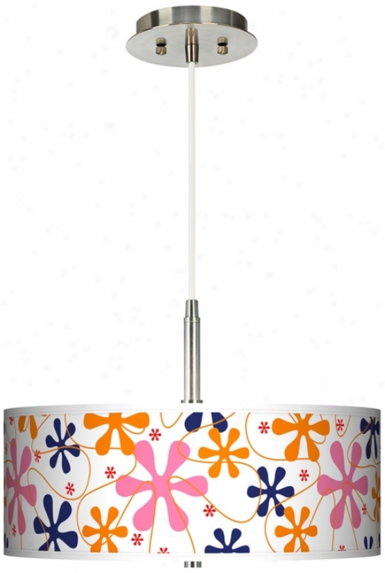 Retro Pihk Giclee Pendant Chandelier (g9447-p2461)