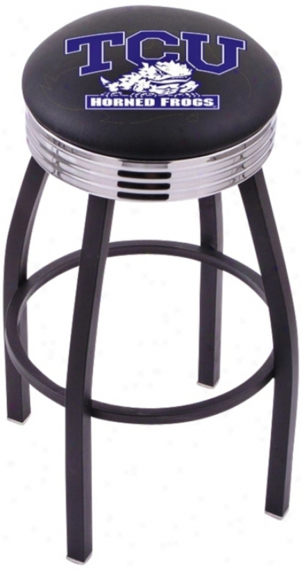 Retro Texas Christian University Counter Stool (t8989)