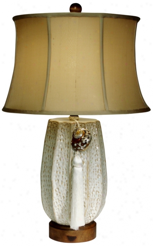 Returning Tide Ceramic Table Lamp From The Essential Light (f9401)