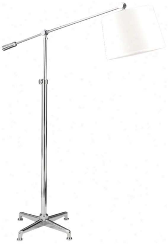 Rincon Industrial Style Polished Nickel  Prevail over Lamp (u9473)