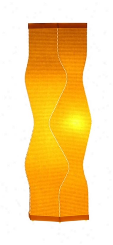 Roland Simmons Lumalight Angle Canary Yellow Table Lamp (05366)