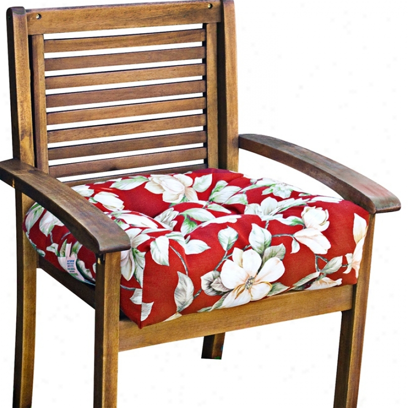 Roma Floal 20" Square Outdoor Chair Cushion (w6245)