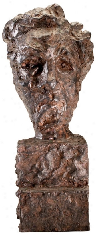 Rooman Acid Red Iron Sculpture (v1272)