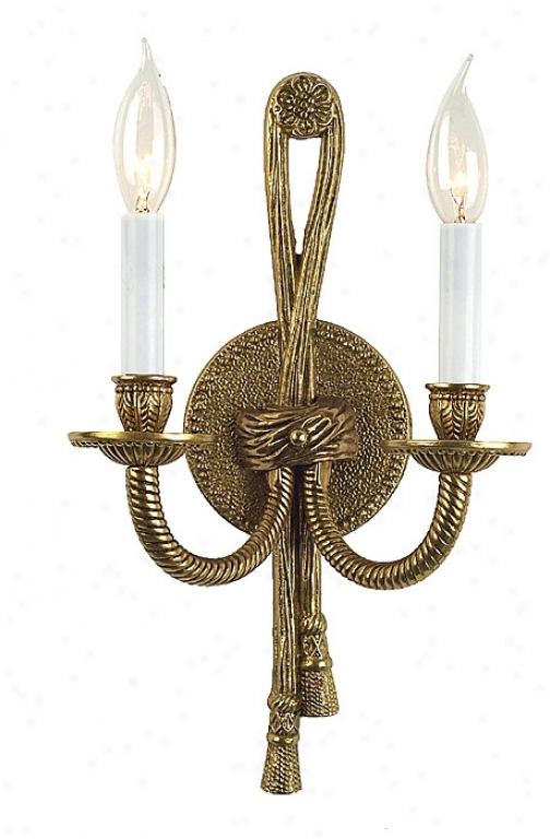 Rope/tassel Ada Compliant Two Light Wal lSconce (48175)