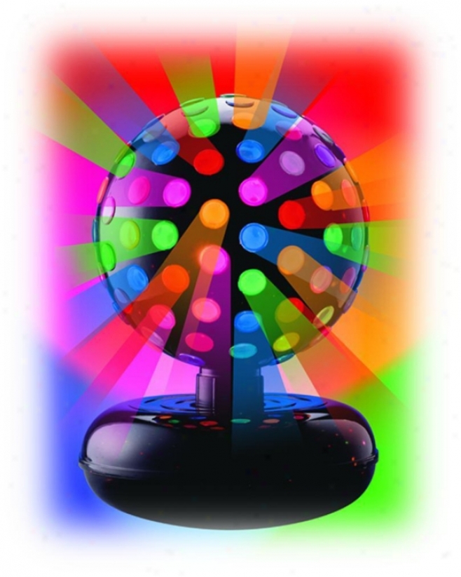 Rotating Multicolor 1O" Disco Ball (j7050)