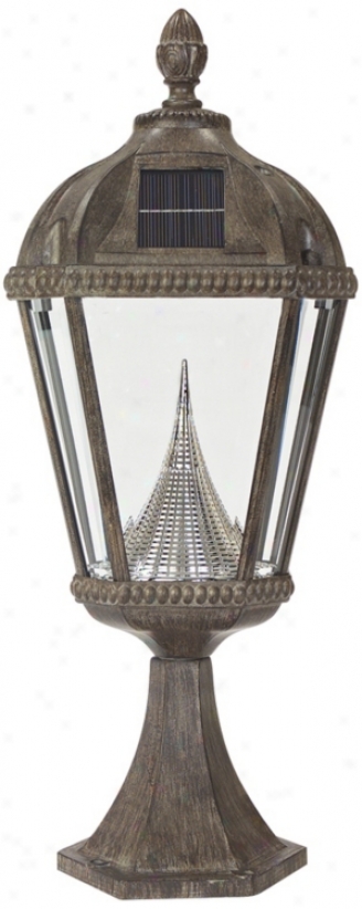 Royal Solar Led Bronze 23" High Outdoor Post Light (p9709)