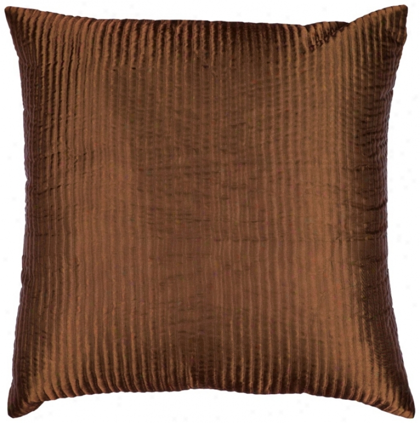 Rust Polyester Pillow (h6767)