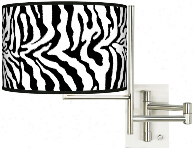 Safari Zebra Plug-in Swing Equip Wall Light (k1148-r2308)