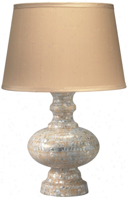 Saint Croix Mother Of Pearl 30" High Table Lamp (p2603)