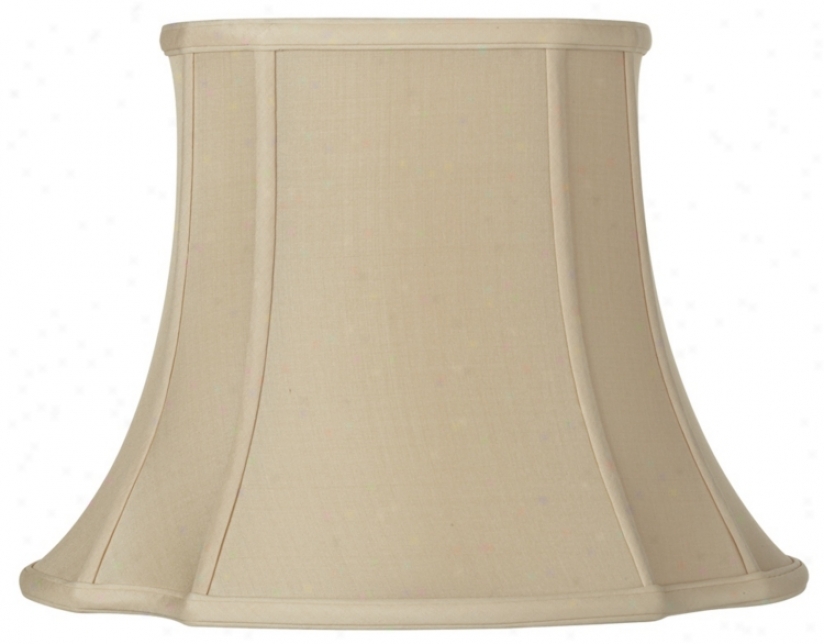 Sand French Oval Shade 6.75/8.5x12.25/14x10.5 (spider) (t5244)