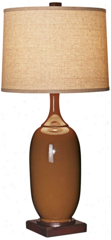 Sandstone Bottle Ceramic Table Lamp (r6136)