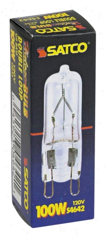 Satco 100-watts G9 120-volts Halogen Clear Light Bulb (38133)