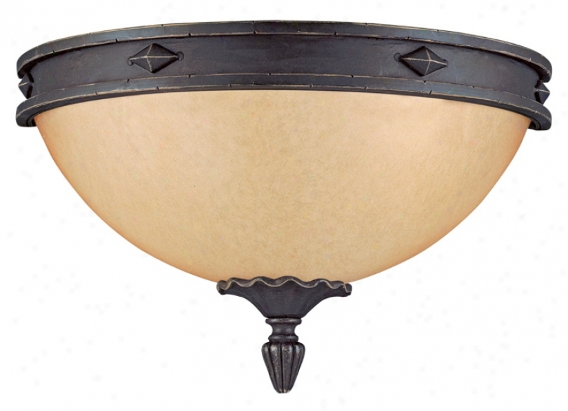 Savoy House Bourges Forged Black Wall Sconce (k0984)