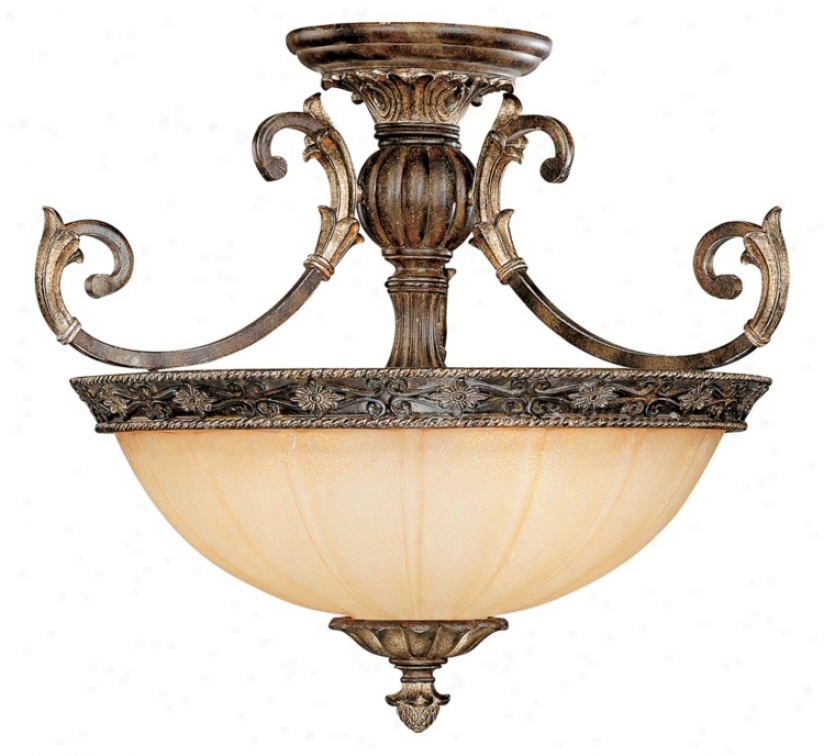 Savoy House Grenada 24" Wide Semiflush Ceiling Light (k1019)