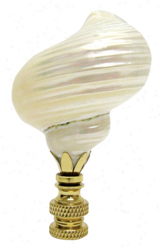 Sea Shell Accent Finial (08577)