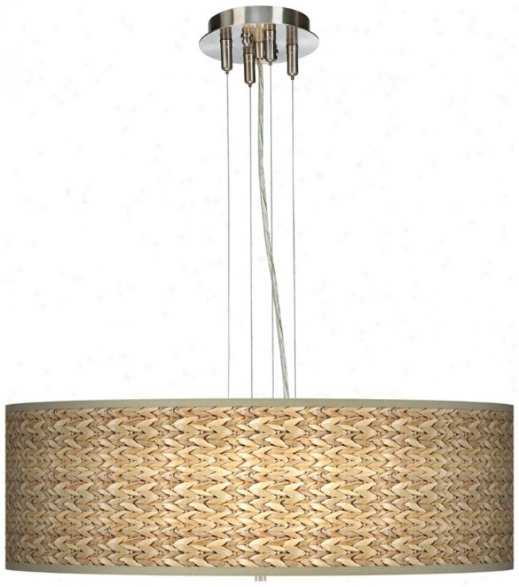 Seagrass 24" Wide 4-light Pendant Chandelier (17276-n0615)