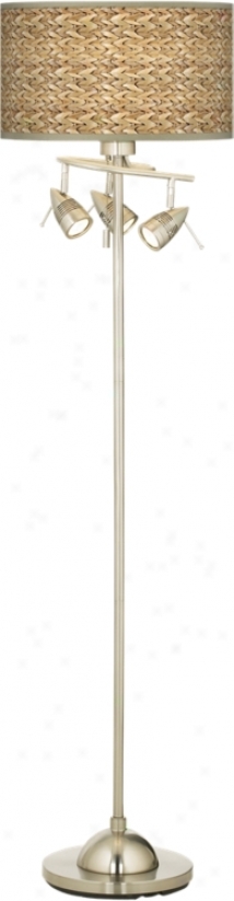 Seagrass Giclee 4 Easy  Floor Lamp (84019-n1685)