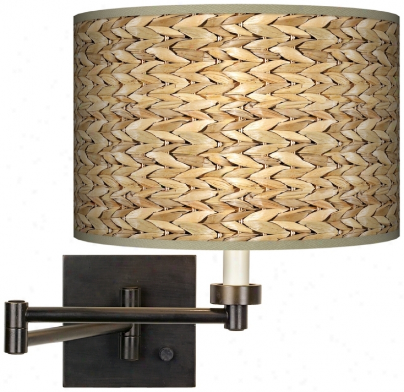 Seagrass Giclee Bronze Swing Prepare Wall Light (h6553-n5250)