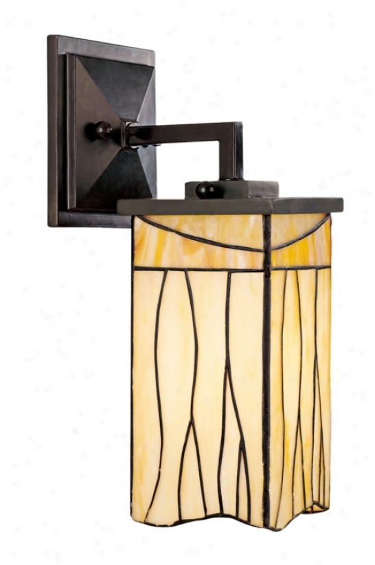 Sedona Collection Tiffany Sfyle 5" Wide Wakl Sconce (26747)