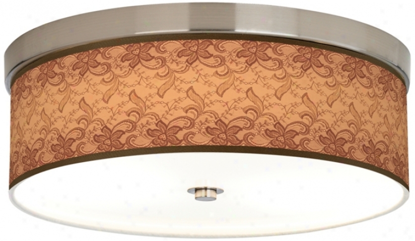 Sepia Lace Gicler Enefgy Efficient Ceiling Light (h8796-n5112)