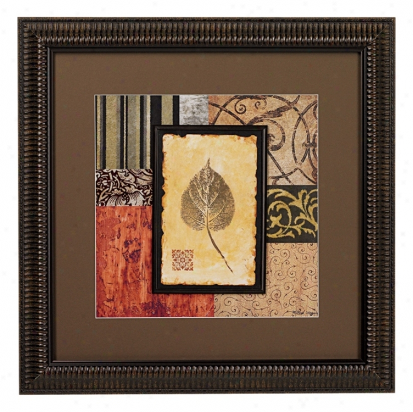 September Leaves Transitional I Framed Wall Art (k4919)