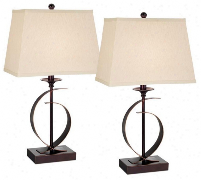 Set Of 2 Novo Table Lamps (p77471)