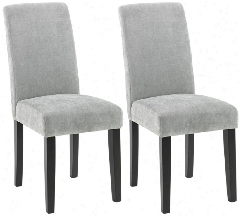 Set Of Two Versa Dining Chairs-lagoon (t3993)