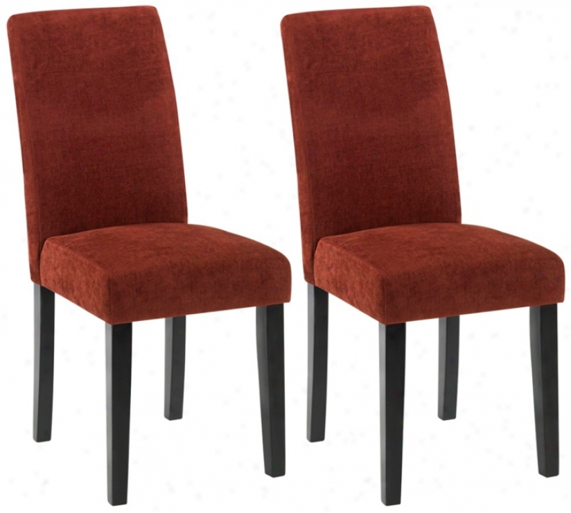 Set Of Two Versa Dining Chairs-pimento (t3995)